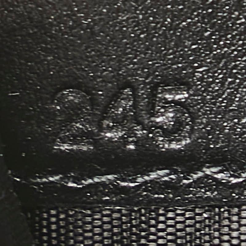 PRADA プラダ ロゴ 長財布 ブラック レザー レディース 【中古  