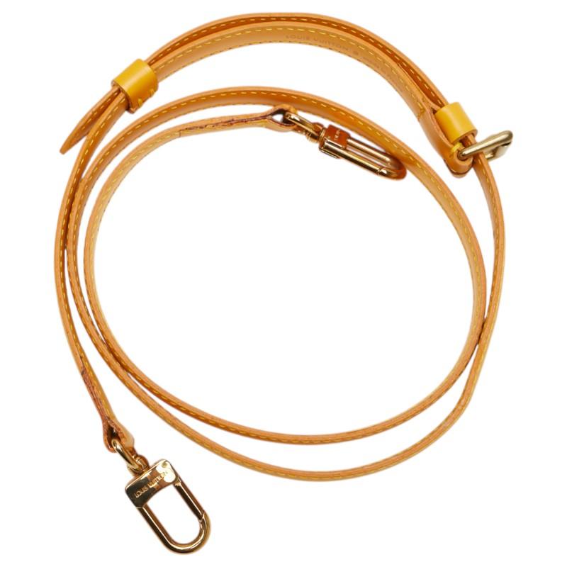 LOUIS VUITTON ルイ ヴィトン ショルダーストラップ イエロー レザー  