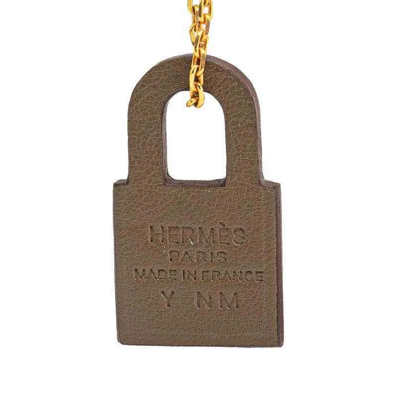 HERMES エルメス オーケリーPM カデナ モチーフ ネックレス ピンク