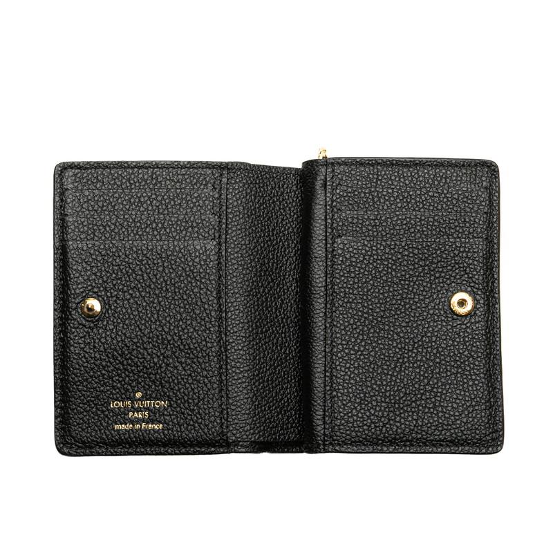 【美品】ルイヴィトン モノグラム アンプラント クレア 2つ折り財布 ブラック ルイ ヴィトン Louis Vuitton 二つ折り財布 ポルトフォイユクレア