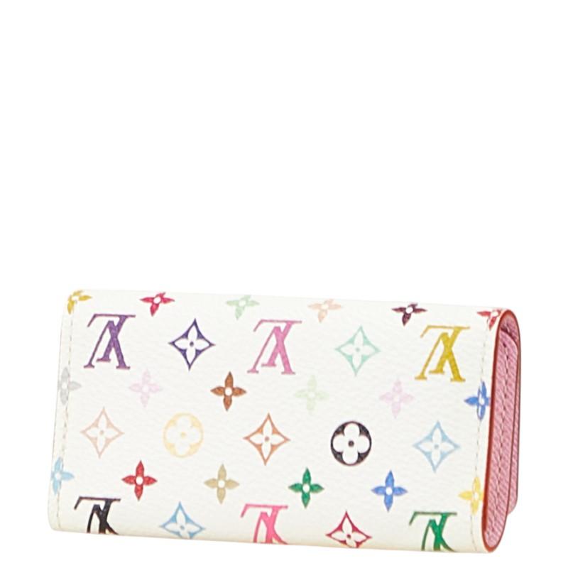 LOUIS VUITTON ホワイト モノグラム マルチカラー キーケース LOUIS VUITTON（ルイ・ヴィトン） モノグラム マルチカラー