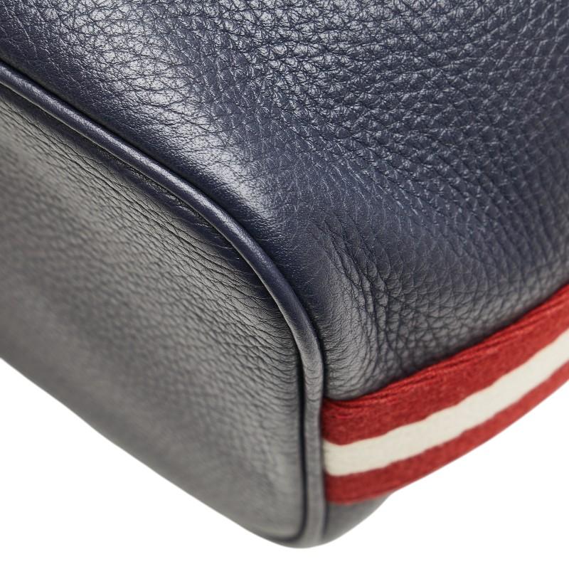 美品 BALLY バリー 2way ビジネスバッグ シボ革 ネイビー ショルダー Bally（バリー） ロゴ ショルダーバッグ ハンドバッグ 2WAY ネイビー