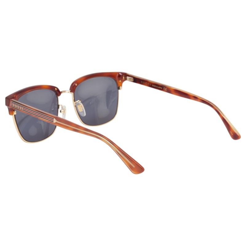 GUCCI（グッチ） ロゴ UVカット ハーフリム クリングスタイプ アイ