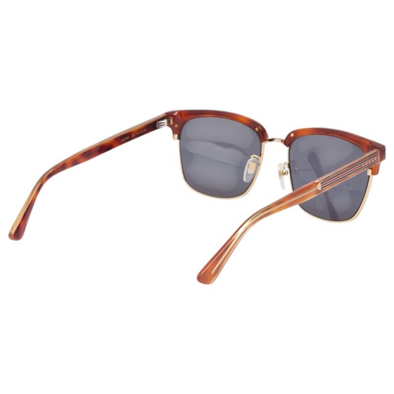 GUCCI（グッチ） ロゴ UVカット ハーフリム クリングスタイプ アイ 