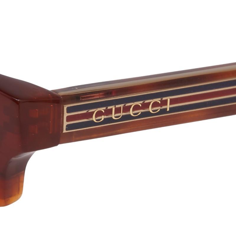 グッチ ロゴ UVカット ハーフリム クリングスタイプ アイウェア  