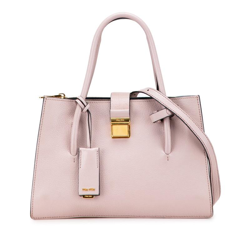 miu miu（ミュウミュウ） ロゴ ショルダーバッグ ハンドバッグ