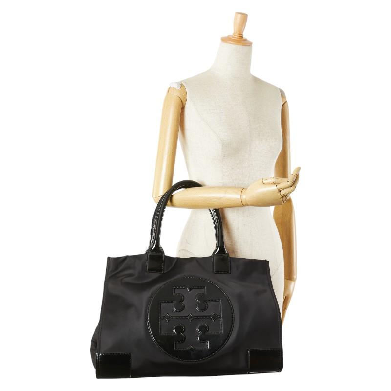 TORY BURCH（トリーバーチ） ロゴ トートバッグ ハンドバッグ ブラック