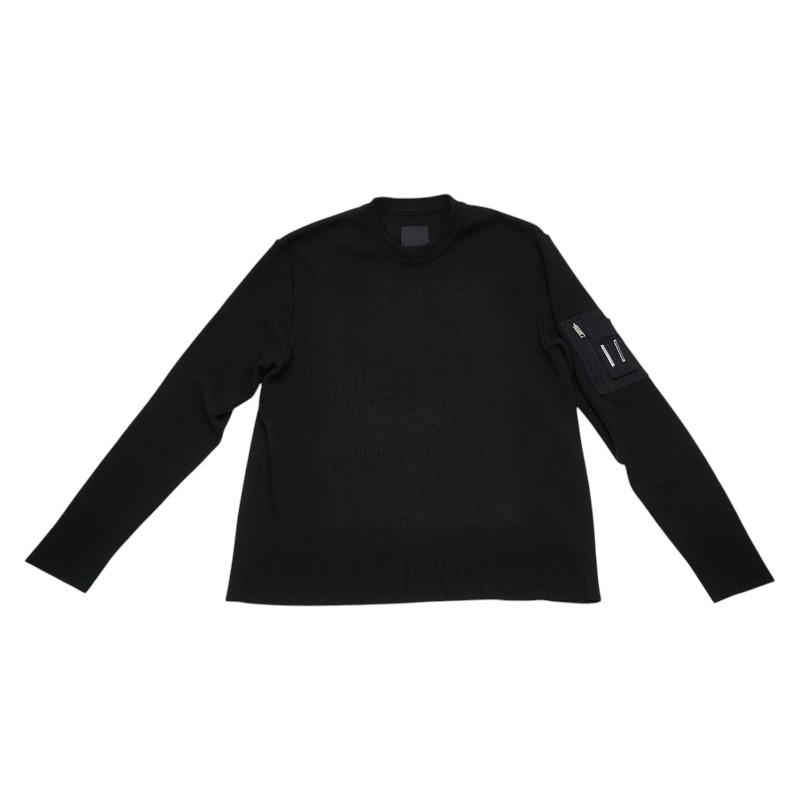 ジバンシー セーター ニット ブラック ウール メンズ Givenchy 【中古 