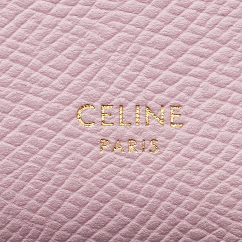 CELINE（セリーヌ） スモールトリフォールド 三つ折り財布 ピンク