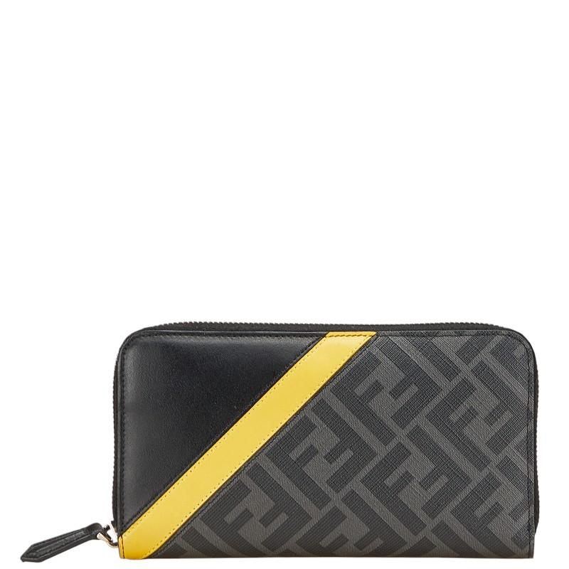 【専用】フェンディFENDI★コンチネンタル★ラウンドファスナー長財布レザー黒 フェンディ FENDI エフイズ フェンディ ラウンドファスナー 長