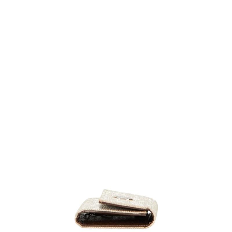 BVLGARI（ブルガリ） ロゴマニア 6連 キーケース ベージュ ホワイト