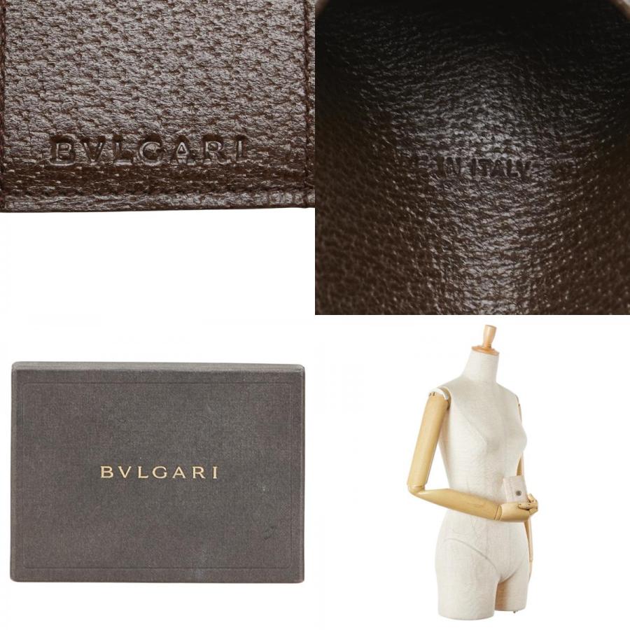 BVLGARI（ブルガリ） ロゴマニア 6連 キーケース ベージュ ホワイト