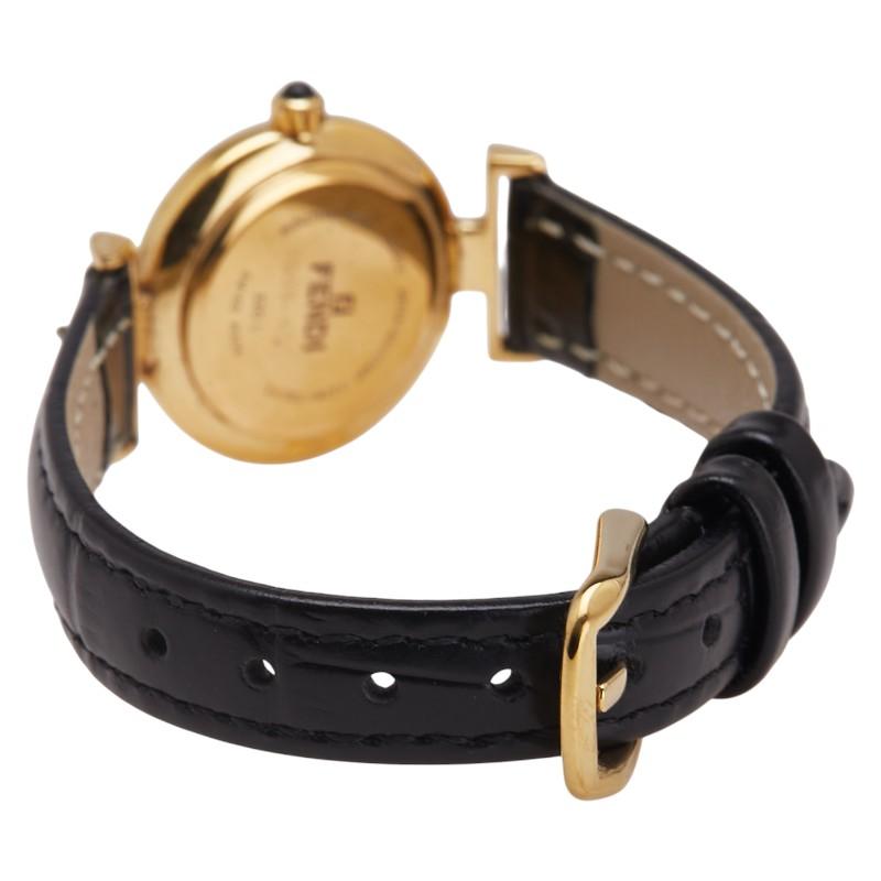 FENDI フェンディ FFロゴ ベルト(社外品) 腕時計 320L クオーツ  
