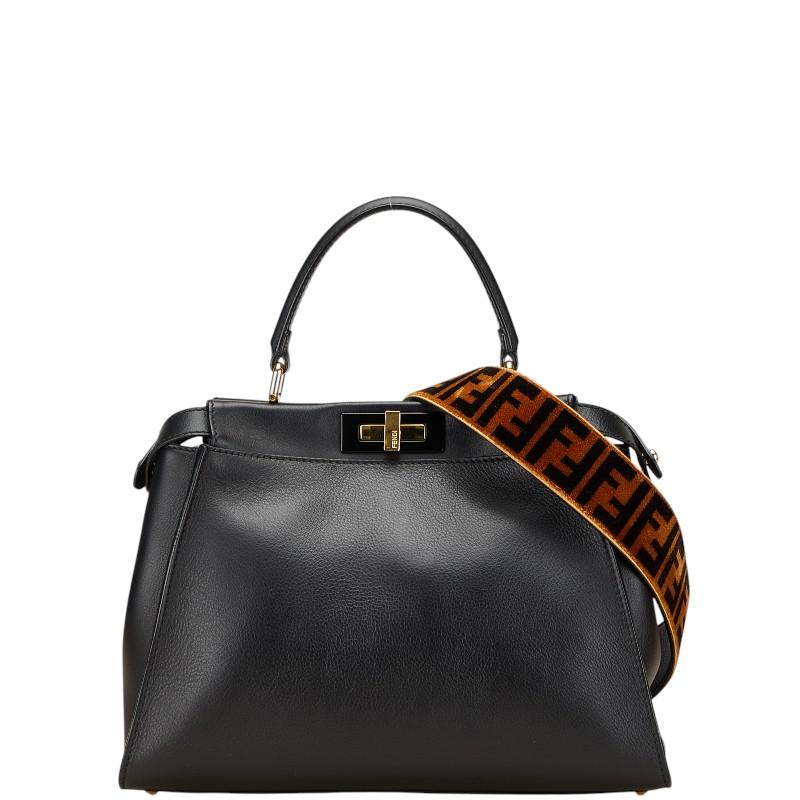 FENDI フェンディ ピーカブー ミディアム ハンドバッグ ショルダー 