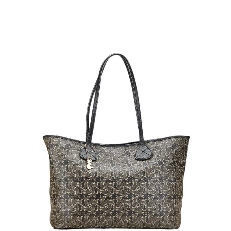 CELINE（セリーヌ） サルキー トートバッグ ブラック PVC レザー