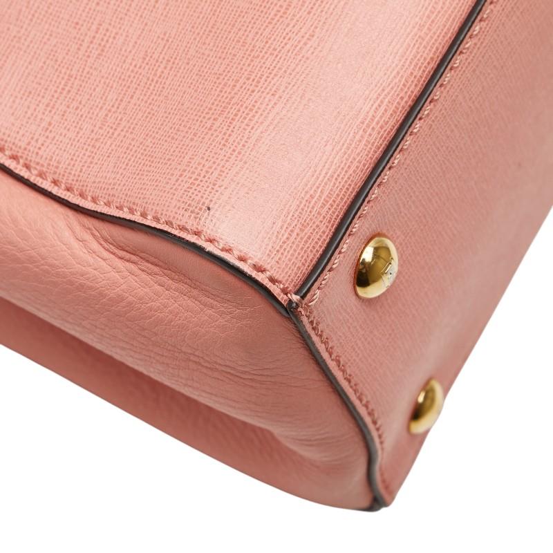超美品　FENDI フェンディ　ハンドバッグ　プチトゥージュール　ライトピンク FENDI（フェンディ） プチ トゥージュール ハンドバッグ ショルダー
