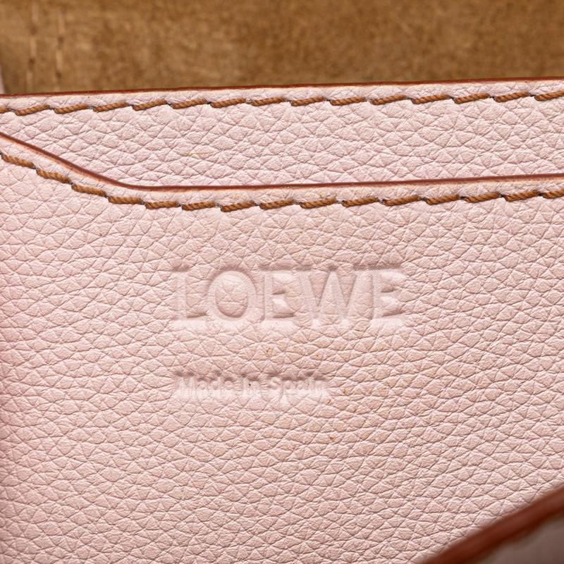 LOEWE（ロエベ） バルセロナ ショルダーバッグ ピンク ブラウン レザー