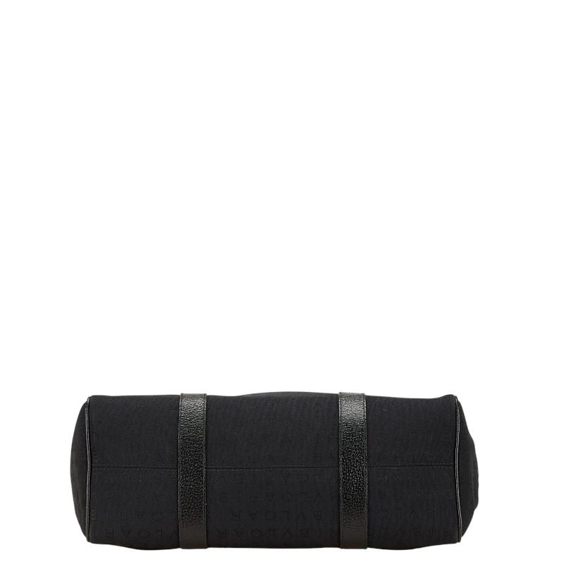 BVLGARI（ブルガリ） ロゴマニア トートバッグ ブラック キャンバス