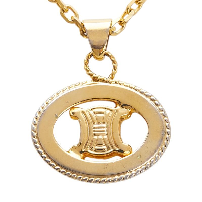 CELINE（セリーヌ） トリオンフ ネックレス ゴールド メッキ