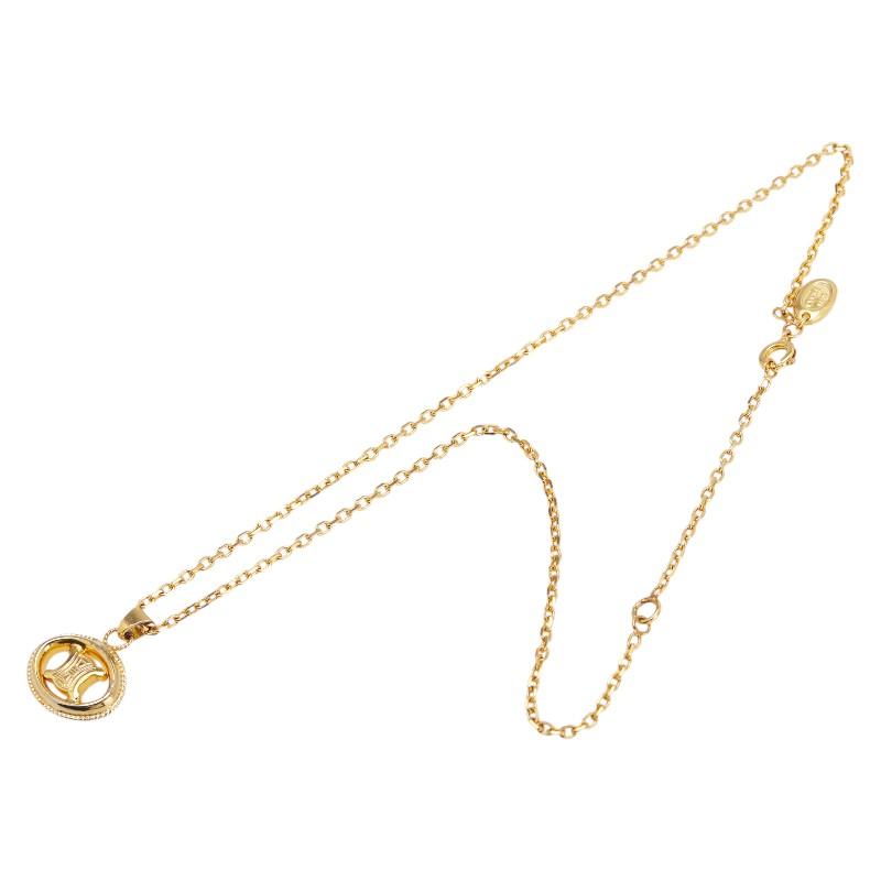 CELINE（セリーヌ） トリオンフ ネックレス ゴールド メッキ