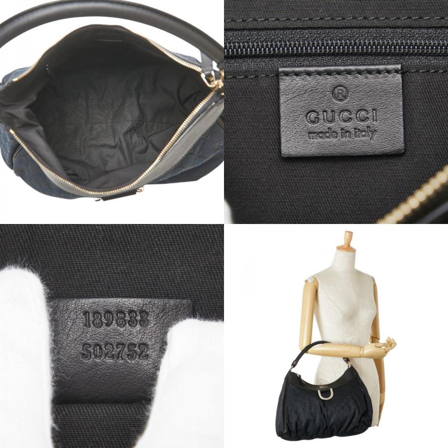 美品　GUCCI グッチ　アビー　ワンショルダーバッグ　GG柄　ブラック GUCCI（グッチ） ワン ショルダーバッグ 001.3814.002122 黒 ブラック