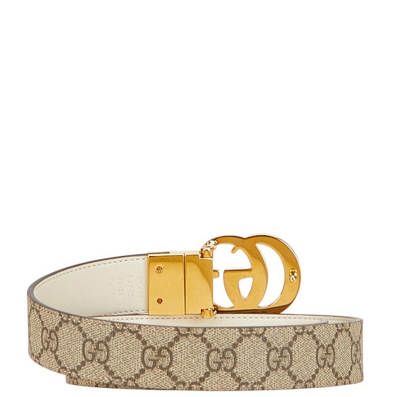 ✨極美品✨GUCCI グッチ　レザーベルト　インターロッキング　GGスプリーム 楽天市場】GUCCI グッチ GGスプリーム インターロッキング G