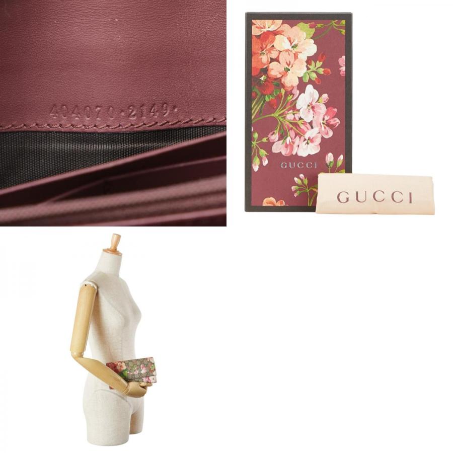 GUCCI グッチ GGブルームス フラワー 花 長財布 404070 ベージュ