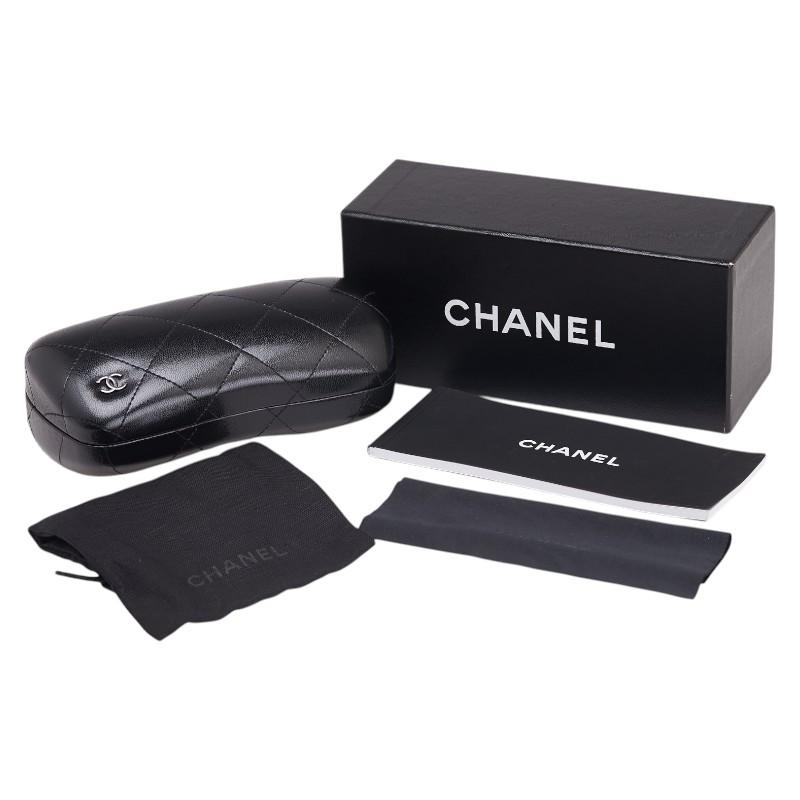 超美品CHANELココマーク 5285-A ブラウン プラスチック レディース CHANEL シャネル ココマーク サングラス 5285-A ブラウン