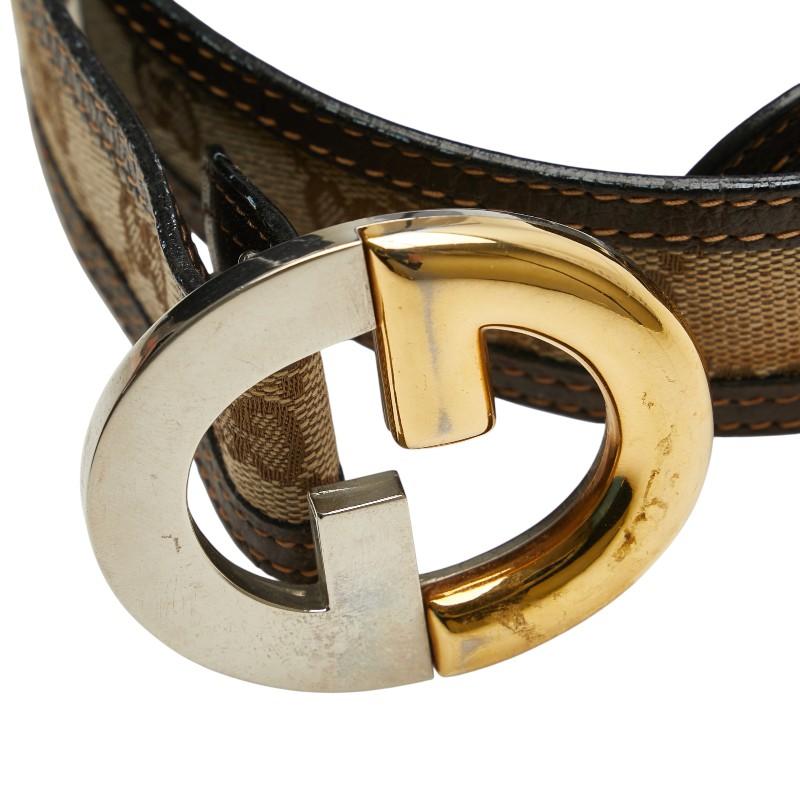 GUCCI（グッチ） GGキャンバス オールドグッチ ベルト サイズ70
