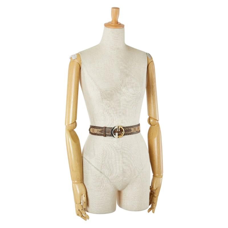 グッチ ベルト ヴィンテージ シェリーライン ベルト PVC レザー 革 ベージュ ブラウン 茶色 サイズ75cm GUCCI GGプラス ウェビング オールドグッチ アパレル 服飾小物 ブランド小物【中古】 楽天市場】グッチ ベルト ヴィンテージ シェリーライン ベルト PVC