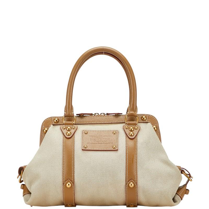 Louis Vuitton ベージュ ハンドバッグ LOUIS VUITTON（ルイ・ヴィトン） ルイ ヴィトン サックドニュイ MM