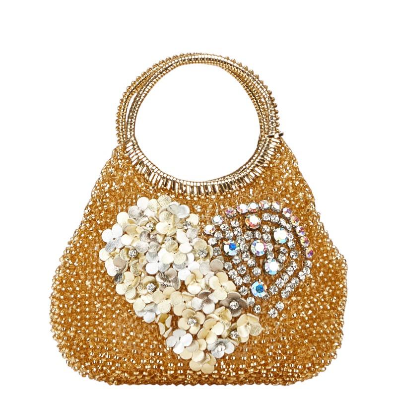 アンテプリマ ワイヤーバッグ ハート ハンドバッグ ブラウン ゴールド PVC レザー ビジュー レディース ANTEPRIMA 【中古】 アンテプリマ ワイヤーバッグ ハート ハンドバッグ ブラウン ゴールド