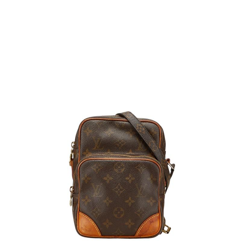 ルイヴィトン　アマゾン　モノグラム　ショルダーバック　PVC ブラウン LOUIS VUITTON ルイ ヴィトン モノグラム アマゾン 斜め掛け