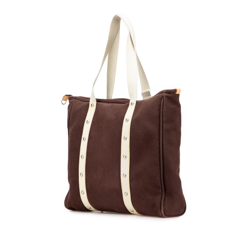 ルイ ヴィトン アンティグア カバ GM ルイヴィトンカップ トートバッグ M80662 ブラウン ホワイト キャンバス LOUIS VUITTON 【中古】 LOUIS VUITTON（ルイ・ヴィトン） ルイ ヴィトン アンティグア カバ GM