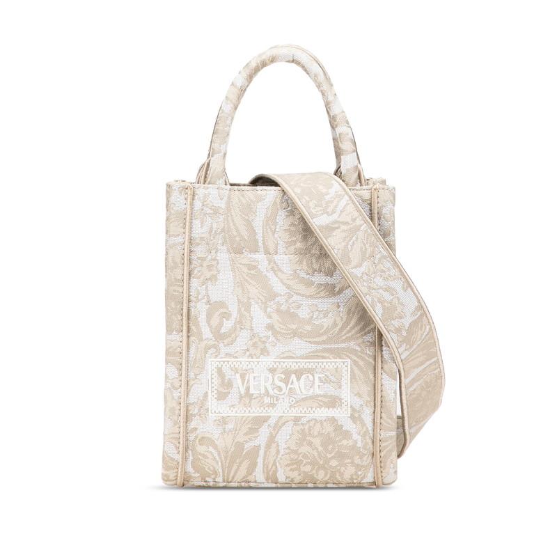 VERSACE◆ミニバロッコ アテナ トートバッグ 2way ヴェルサーチェ バロッコ アテナ ミニ トートバッグ ショルダーバッグ