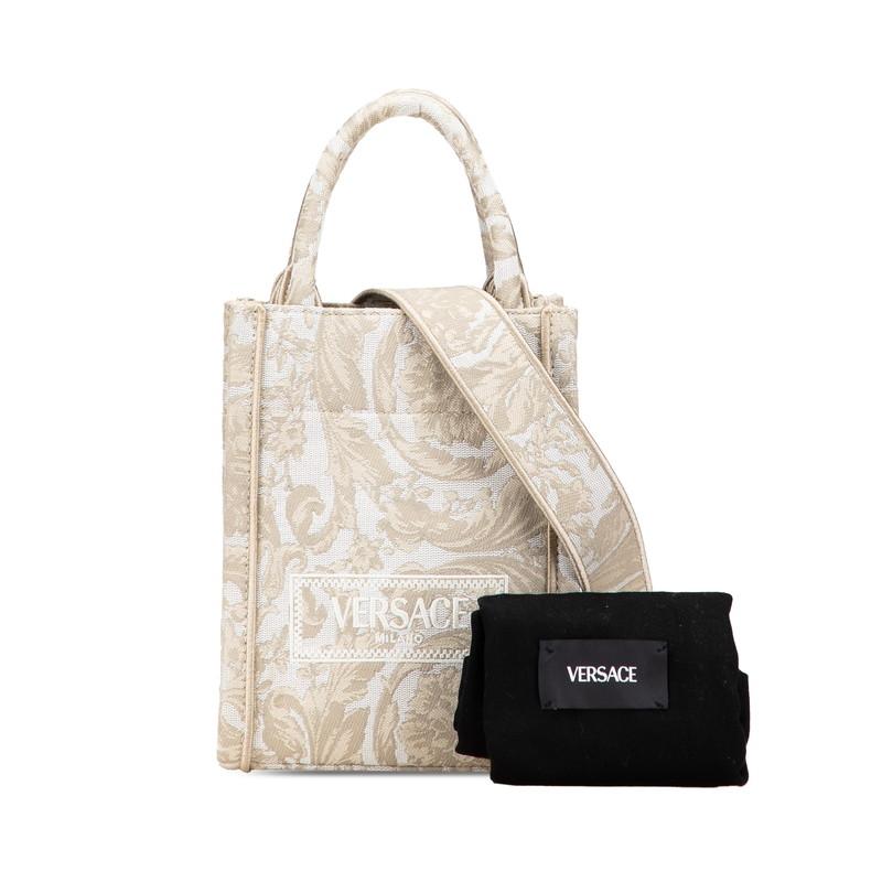 VERSACE◆ミニバロッコ アテナ トートバッグ 2way ヴェルサーチェ バロッコ アテナ ミニ トートバッグ ショルダーバッグ