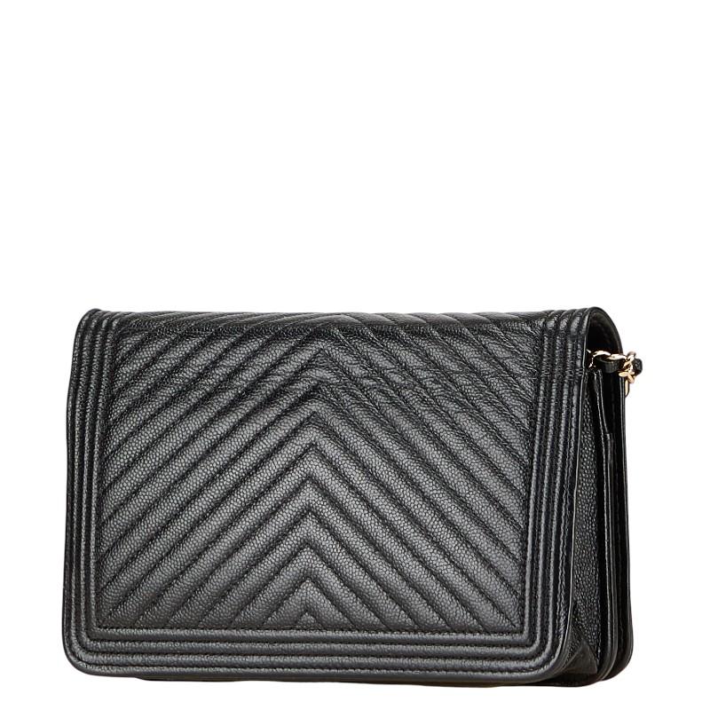 CHANEL シャネル ボーイシャネル マドモアゼル Vステッチ ココマーク CHANEL シャネル ボーイシャネル ココマーク Vステッチ チェーン