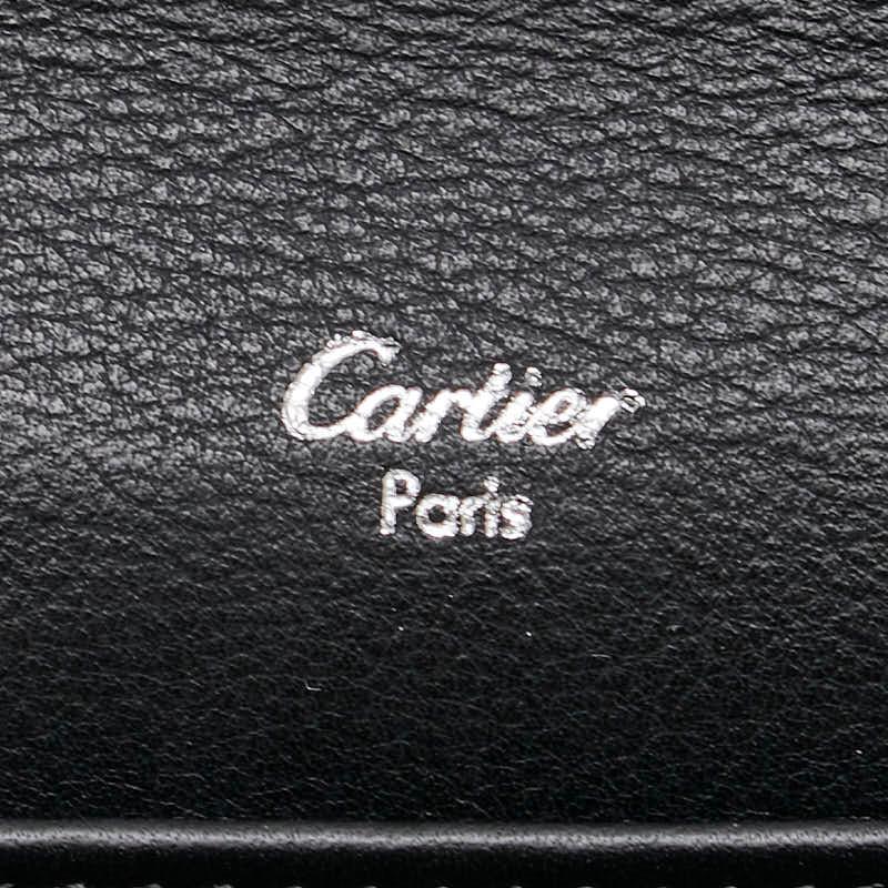 Cartier（カルティエ） ハッピーバースデー 長財布 ブラック エナメル