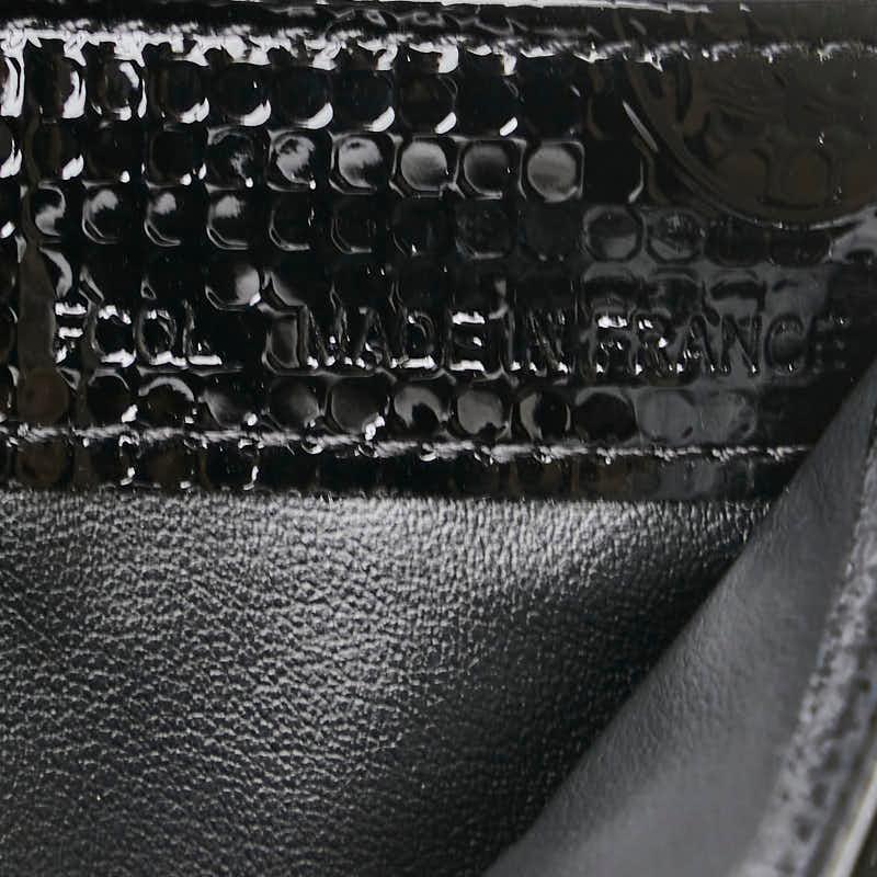 Cartier（カルティエ） ハッピーバースデー 長財布 ブラック エナメル