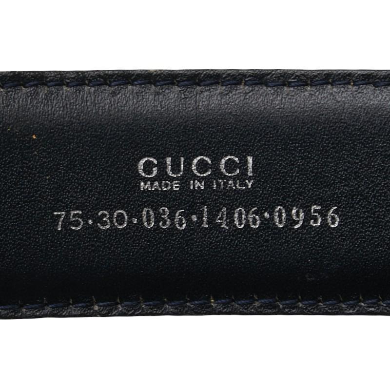 グッチ ベルト サイズ：75 30 036 1406 0956 ブラウン レザー レディース GUCCI 【中古】 GUCCI（グッチ） ベルト サイズ：75 30 036 1406 0956 ブラウン レザー