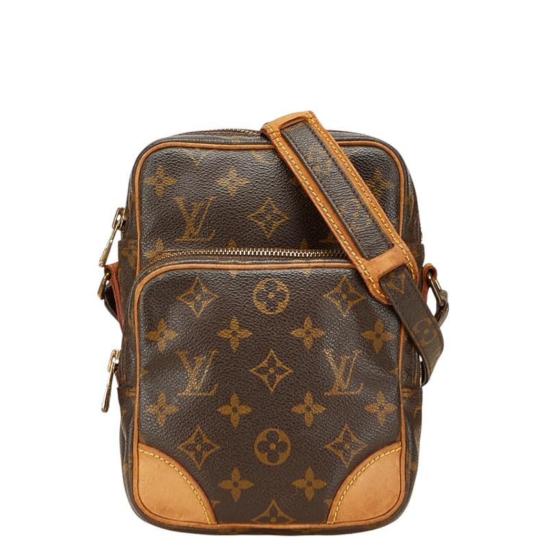 ルイ ヴィトン モノグラム アマゾン 斜め掛け ショルダーバッグ M45236 ブラウン PVC レザー レディース LOUIS VUITTON 【中古】 ルイ ヴィトン モノグラム アマゾン 斜め掛け ショルダーバッグ M45236