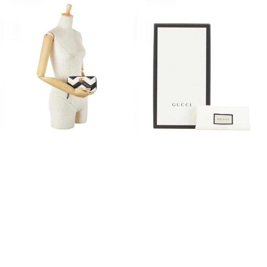 グッチ 長財布 GG柄 シマ レザー 三つ折り ロゴ 型押し 小銭入れ ホワイト グッチ 長財布 GG柄 シマ レザー 三つ折り ロゴ 型押し 小銭入れ