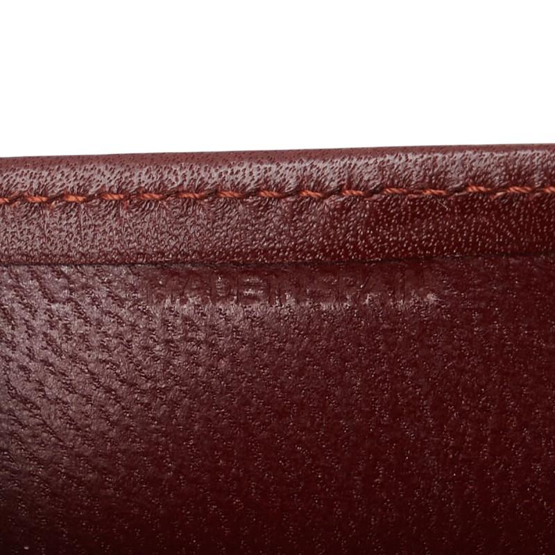 Cartier 二つ折り財布 ボルドー マストライン Cartier（カルティエ） マストライン 二つ折り財布 ワインレッド