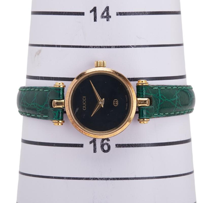 GUCCI グッチ 腕時計 クオーツ ブラック文字盤 ステンレス