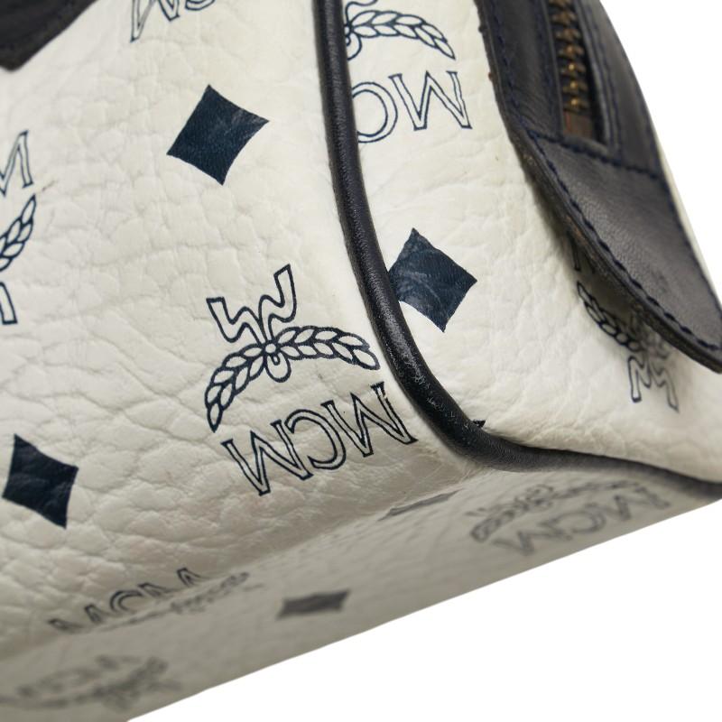 MCM エム シー ヴィセトス モノグラム ミニボストンバッグ