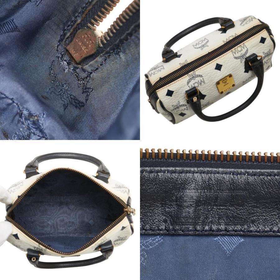 MCM エム シー ヴィセトス モノグラム ミニボストンバッグ