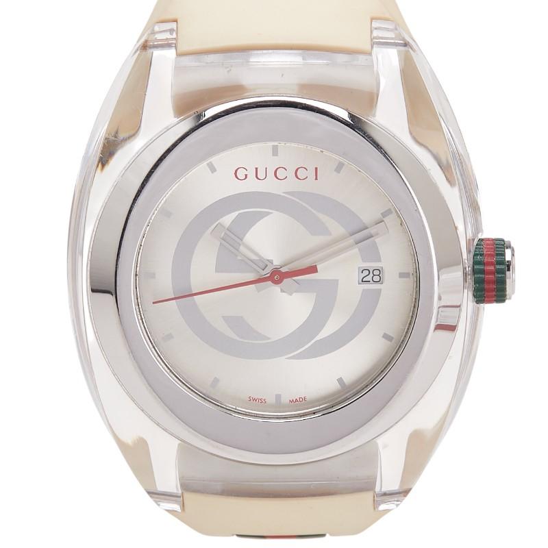 【美品】GUCCI グッチ SYNC 腕時計 137.1 GUCCI グッチ インターロッキングG シンク SYNC 腕時計 137.1
