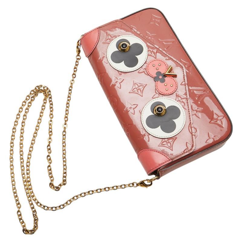 ルイヴィトン LOUIS VUITTON ポシェット・フェリシー  M62767 モノグラムヴェルニ チェーンウォレット 長財布 ロングウォレット ショルダーバッグ パテントレザー ピンク 楽天市場】LOUIS VUITTON ルイヴィトン M62767 モノグラムヴェルニ