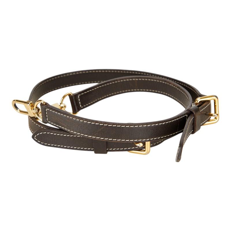 【LOUIS VUITTON】ショルダーストラップ　レザー　ブラウン LOUIS VUITTON ルイ ヴィトン ショルダーストラップ ブラウン