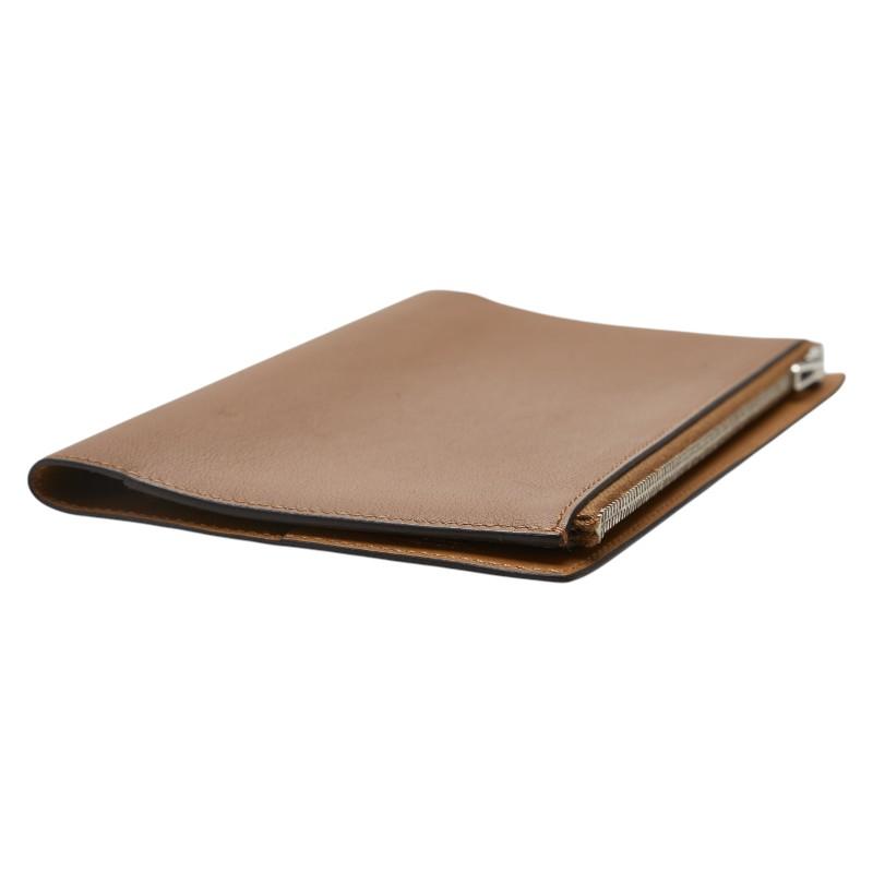 HERMES（エルメス） EAジップ PM ノートパッド 手帳カバー エトゥープ